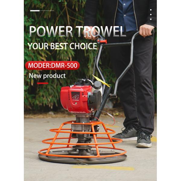 GX35 Gasoline Engine Concrete Resin Finish Smoothing Power Trowel Machine Suitable