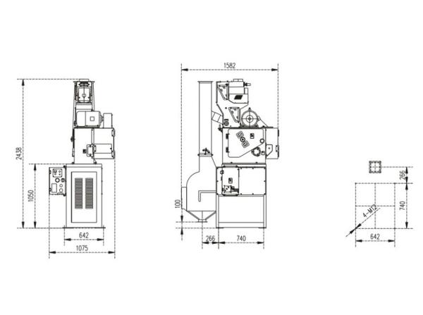 MLGQ25ES Paddy Husker/Paddy Husker Machine/Rice Peeling Machine For Rice Mill Plant
