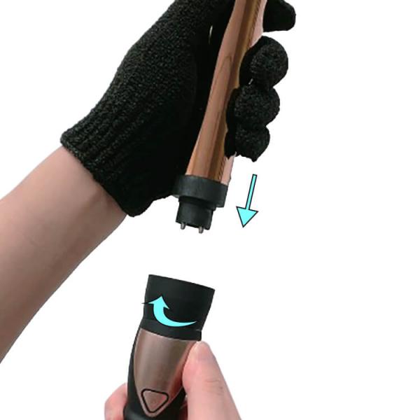 Утюг Pro турмалина 5 частей заменимого керамический завивая