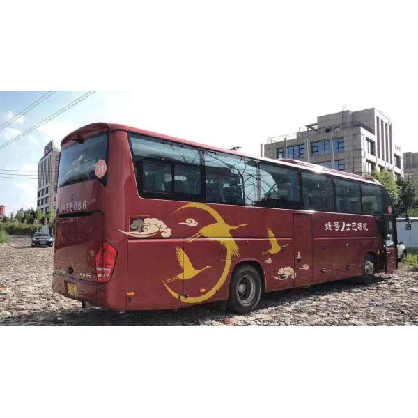 247kw места дизельного масла 50 2015 Yutong используемое год везут шасси на автобусе евро III километра двигателя Yuchai низкое стальное с AC