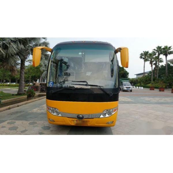 Used Yutong Bus ZK6107 49 Seats Left Steering Airbag Chassis Yuchai Rear Engine Low Kilometer