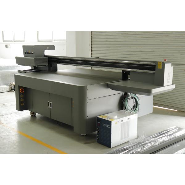 Ультрафиолетовый струйный принтер Konica 1024I 108 кв.м/час Белый цвет Светлый масляный двойной путь