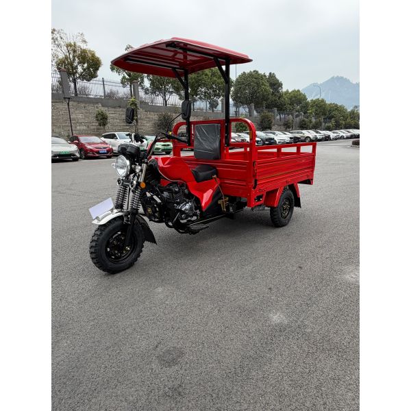Gasoline Q1 Cargo Tricycle Three Wheeler Top Ceiling 200cc Air Cooled Engine With Inner Floating Small Booster Rear Axle And 1000kg Load Capacity ‌For Heavy Duty Transport