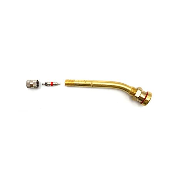 V3.20.4 Truck Brass Valve Bend Degree 27° 9.7mm Rim Hole 90mm Length