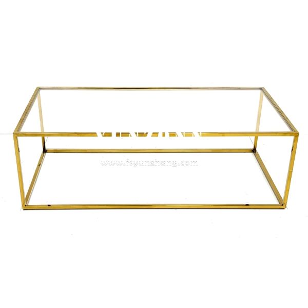 Cheap Gold Glass Top Modern Nordic Coffee Table Living Room Furniture Home Furniture