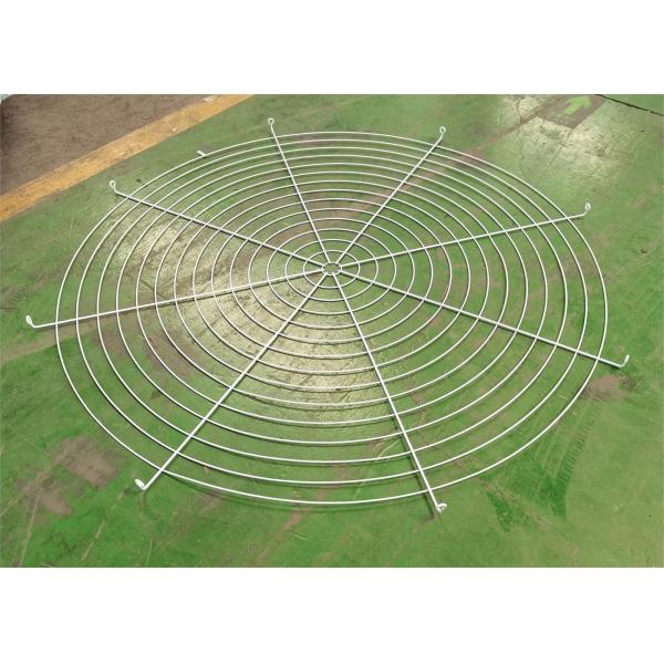 PVC Powder Coated Fan Guard Grill Stainless Steel For Cooling Fan
