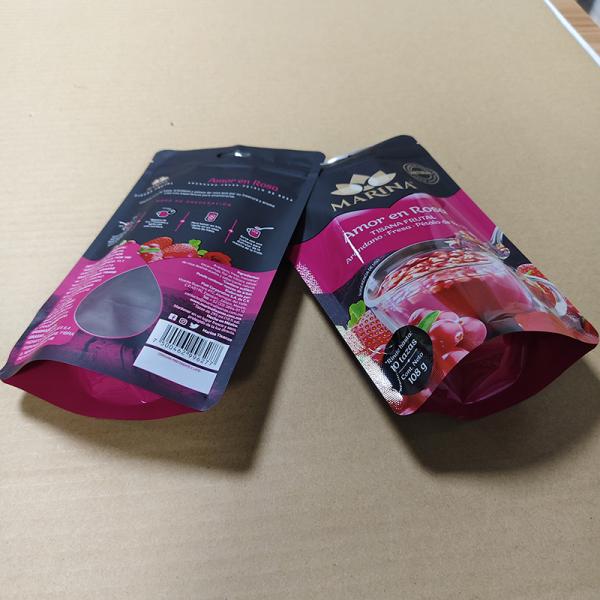 Custom Smell Proof Rose Tea Packaging Bags with Zipper Closure