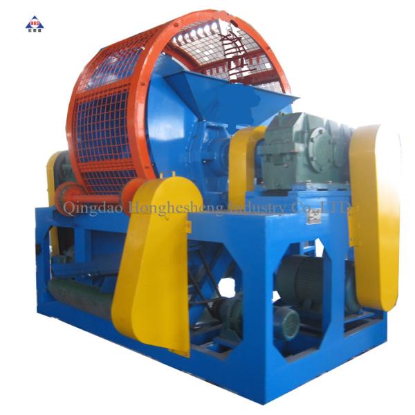Rubber Granules Recycle Waste Tire Shredder 1000-1500kg/H