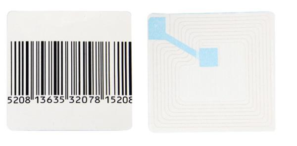 30*30mm RF Alarm System EAS Security Label Anti Shoplifting EAS Soft Label