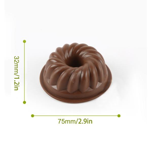 Nonstick Silicone Donut Pan Molds Ideal for Baking and Stocked in Various Shapes