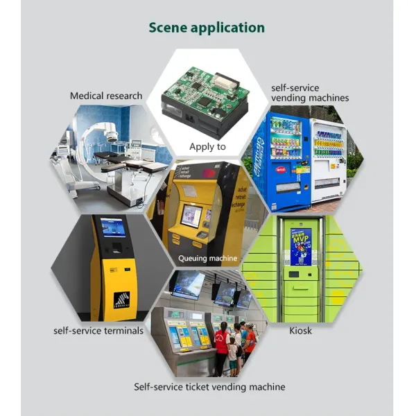 OEM 32 Bit 2D Mini Barcode Scanner Module with 4mil/0.1mm Reading Precision and USB Interface