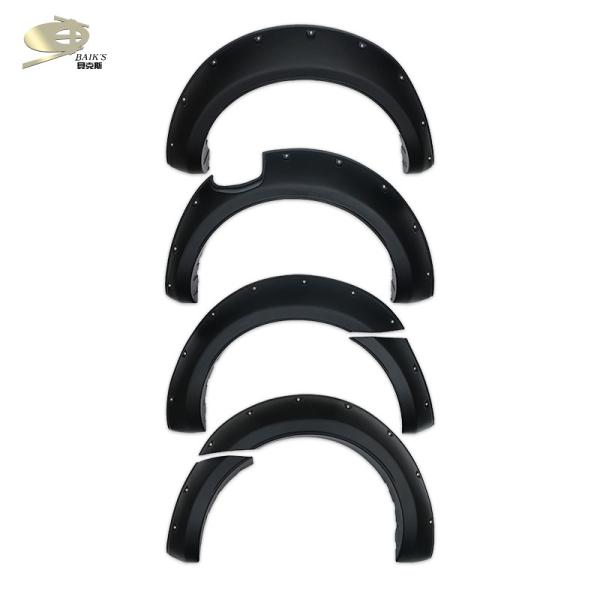2.2mm Thickness Wheel Fender Flares For Ford Ranger T7 2015-2017