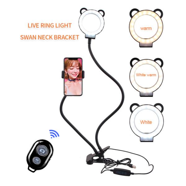 Свет кольца телефона дистанционного управления 6500K 10cm гибкий Selfie