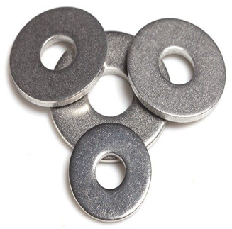 Grade 4.8 / 8.8 Plain Flat Washer Common Bolt Connection ISO9001 Passed