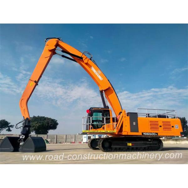 60 Ton Material Handler Equipment With 3.5m3 Shell Grab & Cum-mins Engine