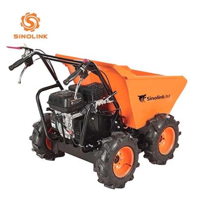 Powered Wheelbarrow Mini Dumper 4X4 Drive 300 Kg Petrol