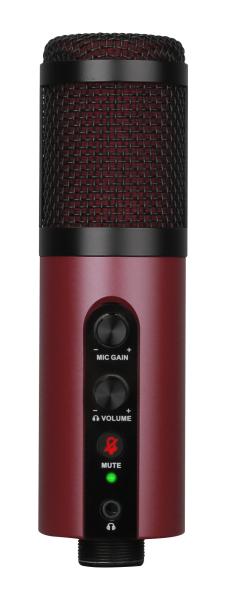 170mm*47.5mm USB Recording Microphone With Audio Interface FCC