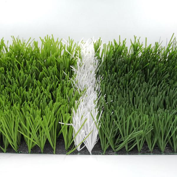 Monofilament PE Outdoor Football Field Grass at High Density with 16/10cm Stitch Rate