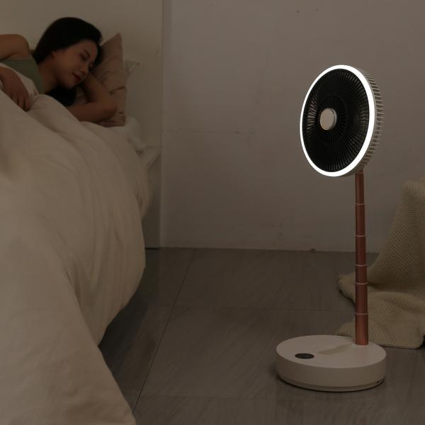 Шепота мотора вентилятора 10000mAh экрана LCD вентилятор перезаряжаемые стоящего электрический складывая