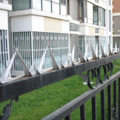 Cerca de aço galvanizada única lâmina Wall Spikes 0.8mm a 2.0mm