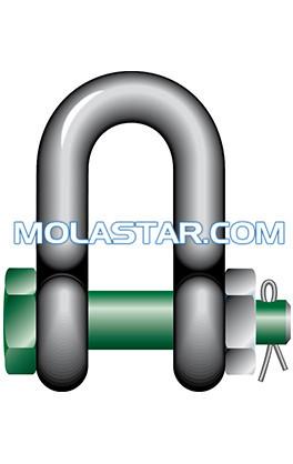 Marine Shackle Safety Safety Bow Shackle G-2140 High Strength High Quality Anchor Chian Shackles Steel Shackles