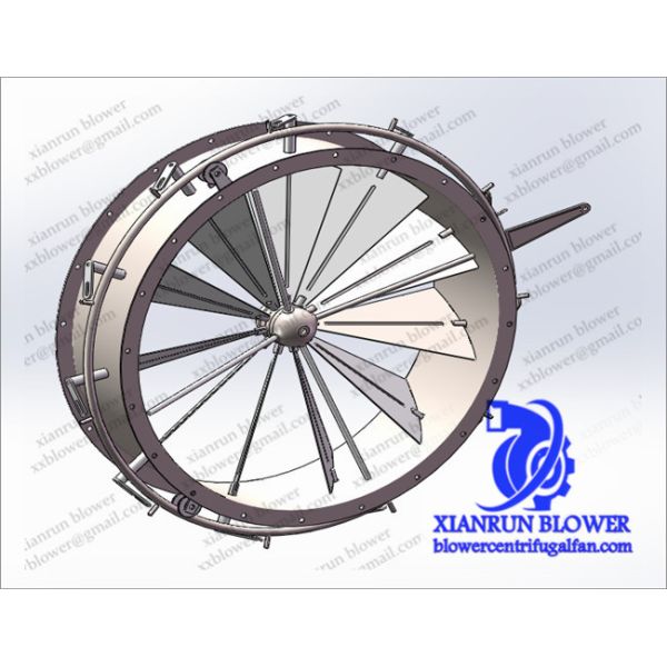 Air Volume Centrifugal Fan Accessories Guide Vane Adjust Door
