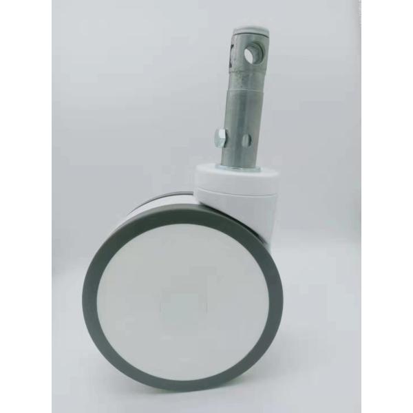 5 inch central locking stem medical caster
