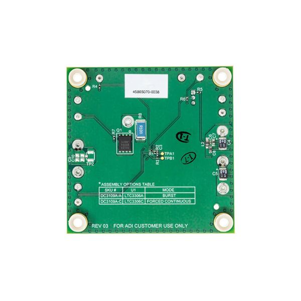 DC3109A-A Solutions intégrées 3.3V à 1.2V Conseil d'évaluation du régulateur step-down synchrone