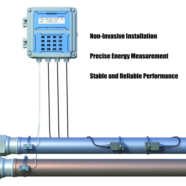 ST502 Ultrasonic Energy Meter with PT100 Temperature Sensor RS485 Communication and IP65 Enclosure for Commercial Buildings
