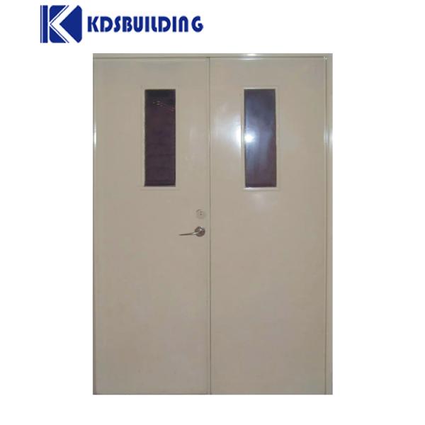 KDSBuilding Commercial Fire Rated Apartment Main Gate Design Stainless Steel Door With Push Bar