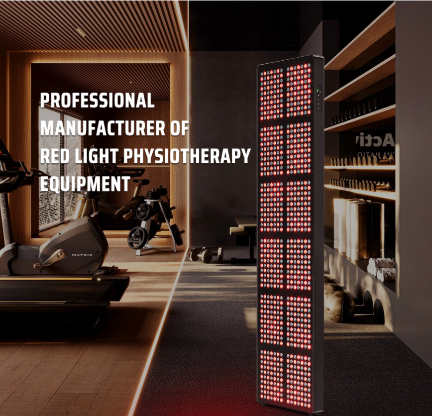 840 штук светодиодного инфракрасного устройства для полного тела для повышения сна Красное светотерапевтическое кровати с стойкой