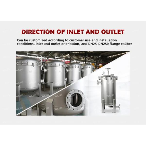 304 316 промышленный фильтр мешка очищения отработанной воды этапа снабжения жилищем водяного фильтра Мулти