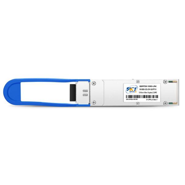 Hot Pluggable LR4 100G QSFP28 Optical Transceiver With 1310nm Wavelength