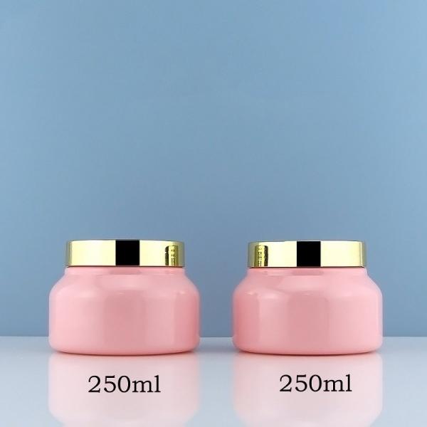 250g Acriylic PET Plastic Cosmetic Jars Containers Hot Stamping