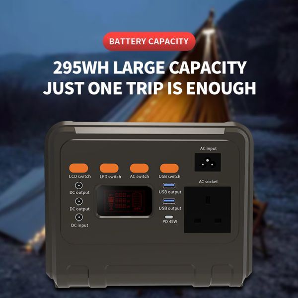 Portable Solar Generator Wholesale Solar Panel 300W Portable Power Station Outdoor Emergency Mobile Power Supply OEM portable power station