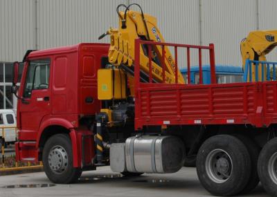 Durable XCMG Knuckle Boom Truck Mounted Crane , Cargo Crane Truck