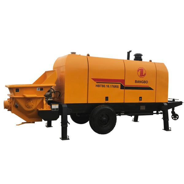 amarelo hidráulico novo da bomba concreta de 90m3/H 2300KW para a construção