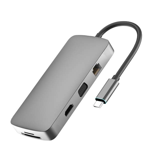 3.0 USB Type C HUB HDMI Multi 10 Ports 4mil For MacBook Pro USB Splitter