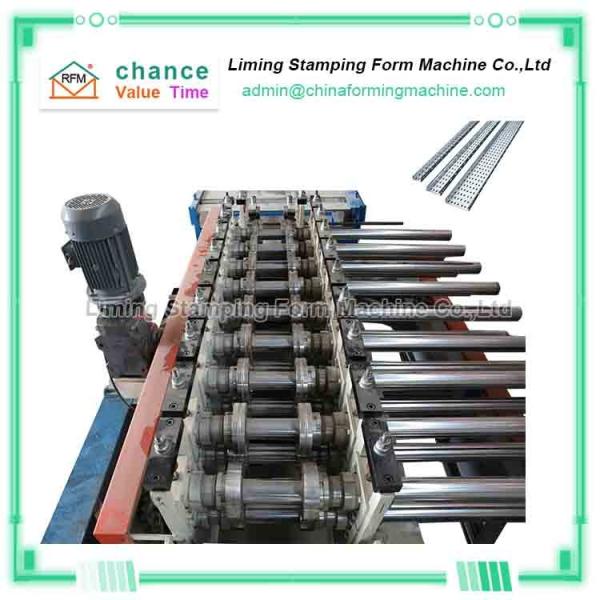 cabo de perfuração Tray Roll Forming Machine do Plc de 100-600mm