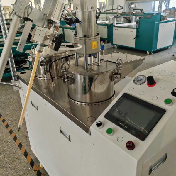 5 to 1 Black Epoxy Glue Potting Machine Offering Glue Dispensing and Potting Solutions for Water Pump Production Lines