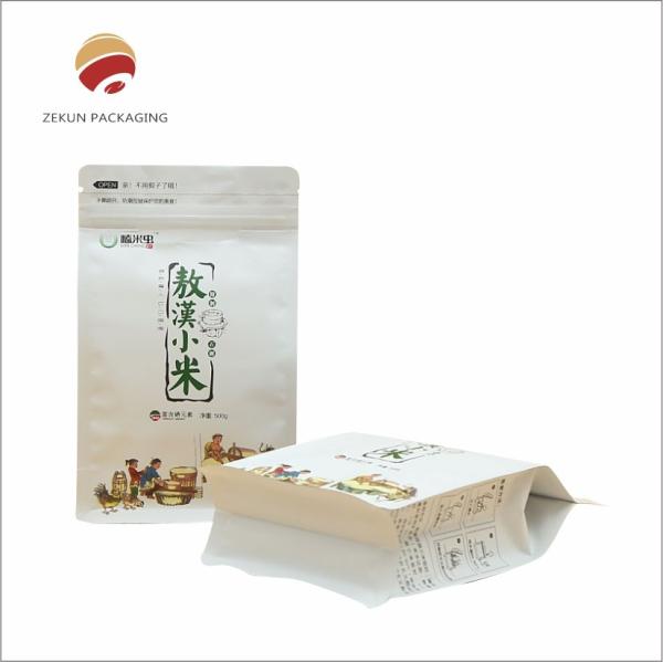 Impressão de gravura em folha de alumínio Saco de embalagem de lanches Design à prova de umidade