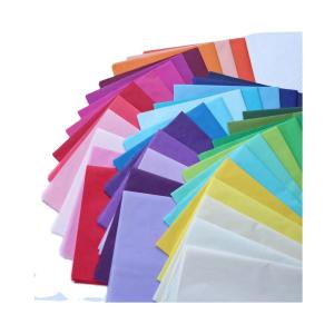 Color Tissue Paper 17gsm Solid Paper Wrapping Roll Wrapping Paper Tissue