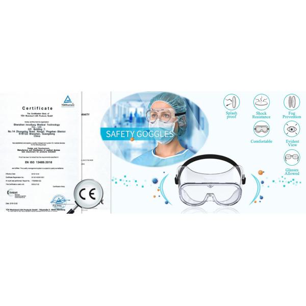Transparent Protective Eye Glasses  Anti Fog  High Impact Resistance