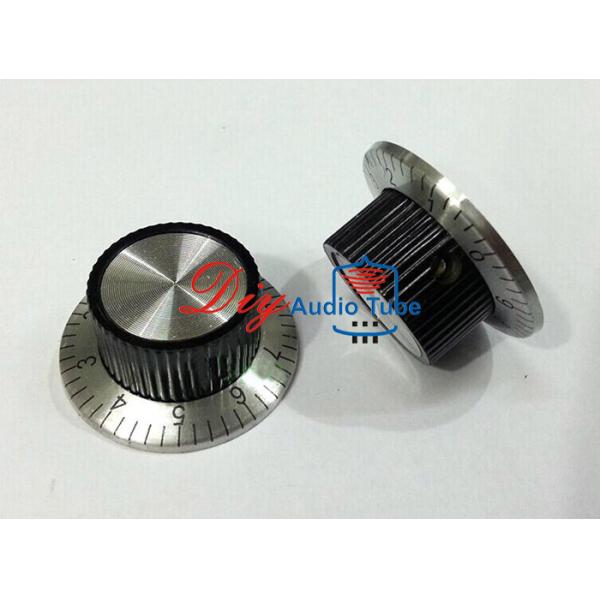 Fine Tuning Guitar Potentiometer Knobs , Guitar Speed Knobs Numeric Scale Knurled Control