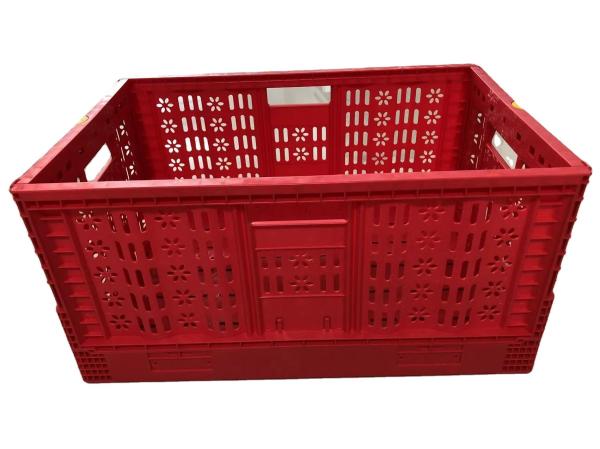 Cesto de armazenamento dobrável de estilo malha para armazenamento conveniente de vegetais e frutas