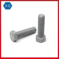 ISO4017 califican 8,8 SS embrujan el perno de casquillo galvanizado de la cabeza de hex. de la inmersión caliente de los tornillos de cabeza