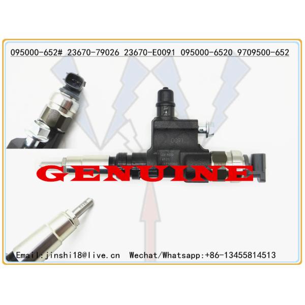 DENSO GENUINE FUEL INJECTOR 095000-6520 095000-652# 9709500-652 095000-9510 FOR Hino 23670-E0091 AND TOYOTA 23670-79026
