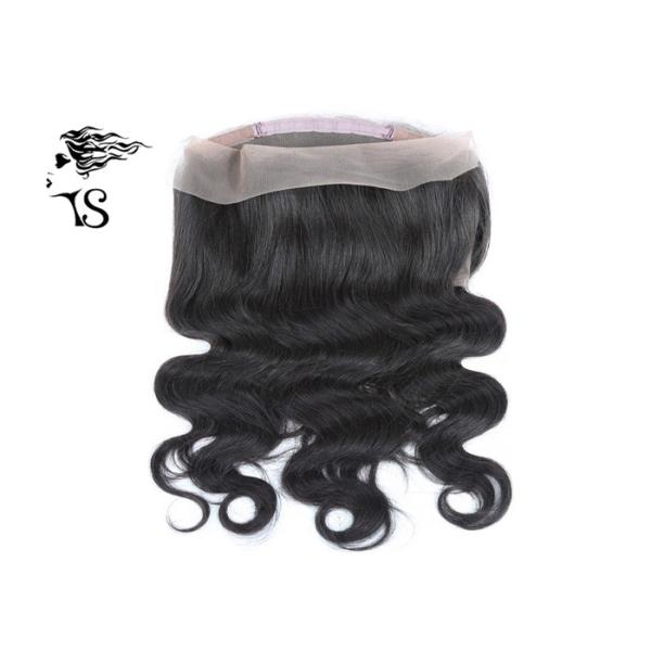 Natural 360 Lace Frontal Body Wave , 360 Lace Frontal Closure Unprocessed Human Hair