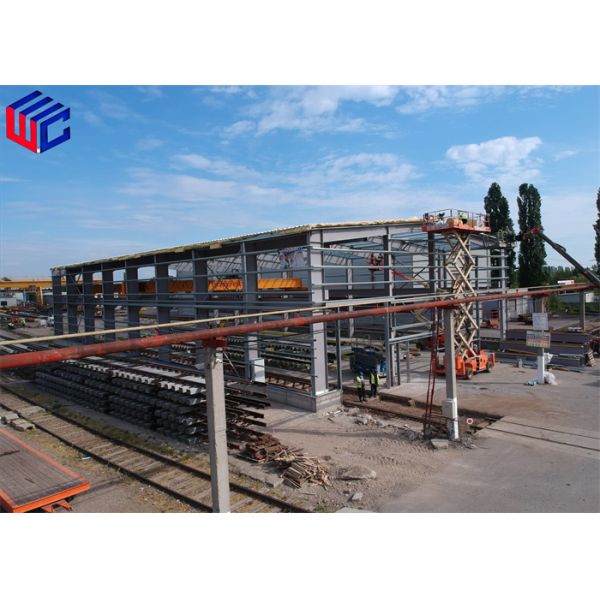 Structural Frame Steel Prefab Buildings Warehouse Fabrication Corrosion Resistance
