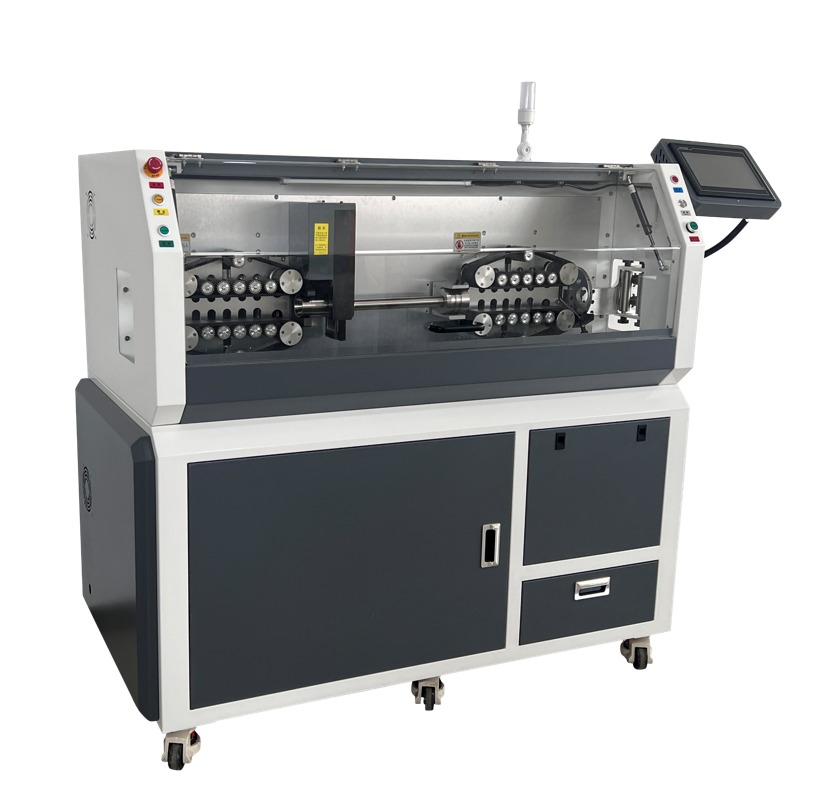 Automatic 300mm2 New Energy Cable Stripping Cutting Machine with High Speed Steel Rotary Blade Large Cable Stripping Machine